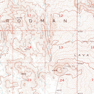 United States Geological Survey Rodman Mountains, CA (1955, 62500-Scale) digital map