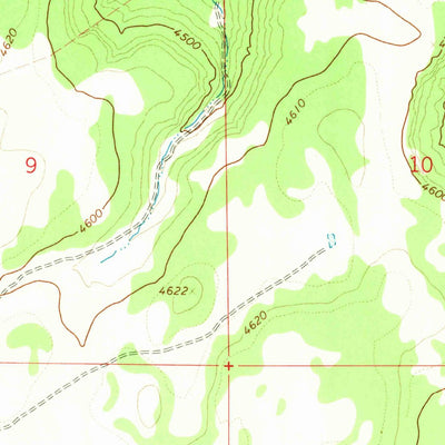United States Geological Survey Rodman Rim, OR (1967, 24000-Scale) digital map