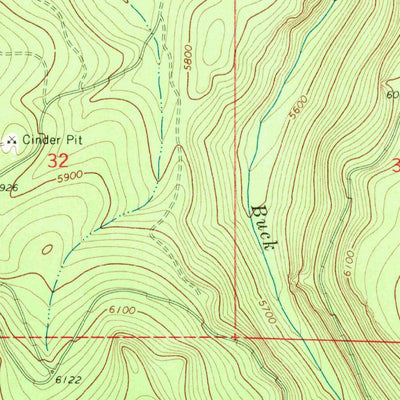 United States Geological Survey Rodman Rock, OR (1968, 24000-Scale) digital map