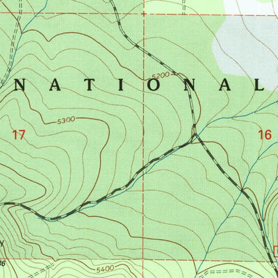 United States Geological Survey Rodman Rock, OR (1999, 24000-Scale) digital map