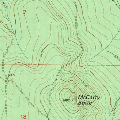 United States Geological Survey Rodman Rock, OR (1999, 24000-Scale) digital map