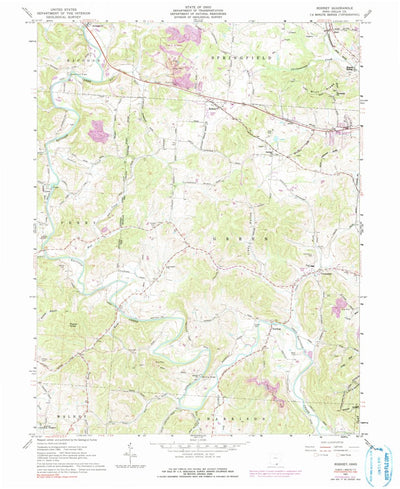 United States Geological Survey Rodney, OH (1961, 24000-Scale) digital map