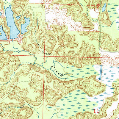 United States Geological Survey Roe, AR (1968, 24000-Scale) digital map