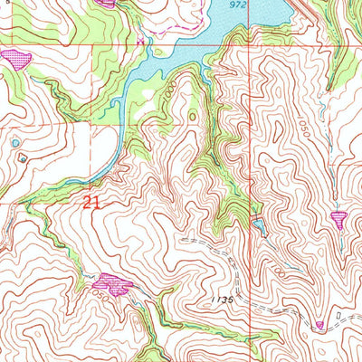United States Geological Survey Roff North, OK (1967, 24000-Scale) digital map