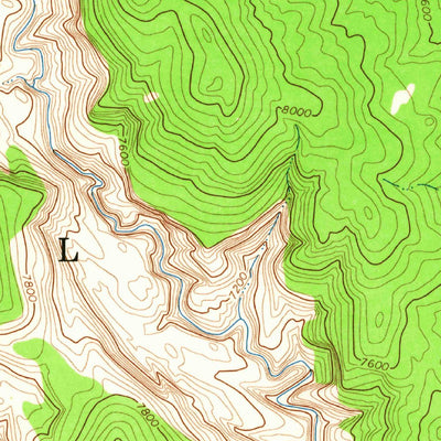 United States Geological Survey Roger Peak, UT (1964, 24000-Scale) digital map