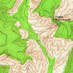 United States Geological Survey Roger Peak, UT (1964, 24000-Scale) digital map