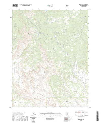 United States Geological Survey Roger Peak, UT (2023, 24000-Scale) digital map