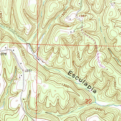 United States Geological Survey Rogers, AR (1958, 24000-Scale) digital map
