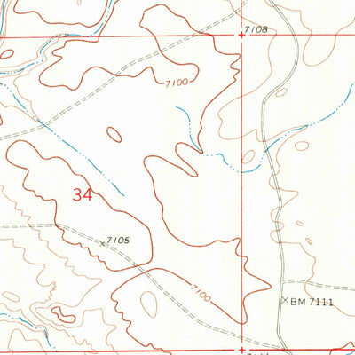 United States Geological Survey Rogers Creek, WY (1968, 24000-Scale) digital map