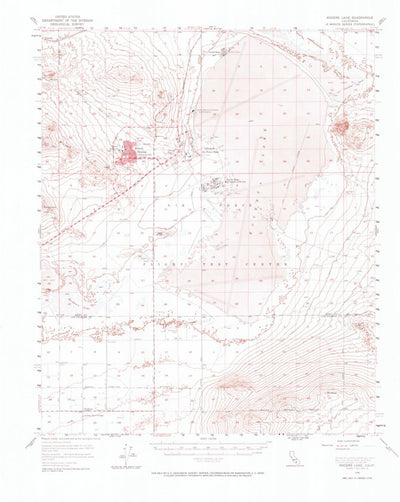 United States Geological Survey Rogers Lake, CA (1956, 62500-Scale) digital map