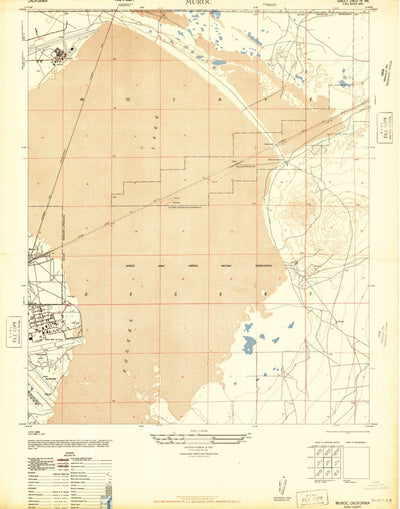 United States Geological Survey Rogers Lake North, CA (1947, 24000-Scale) digital map