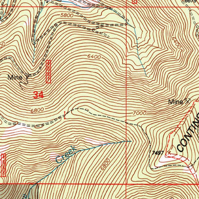 United States Geological Survey Rogers Pass, MT (2001, 24000-Scale) digital map