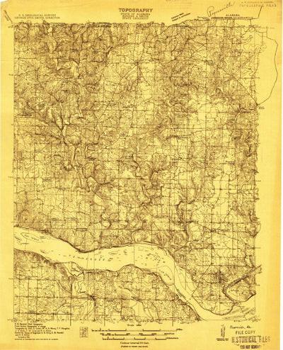 United States Geological Survey Rogersville, AL-TN (1914, 48000-Scale) digital map