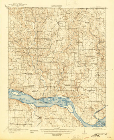 United States Geological Survey Rogersville, AL-TN (1916, 62500-Scale) digital map