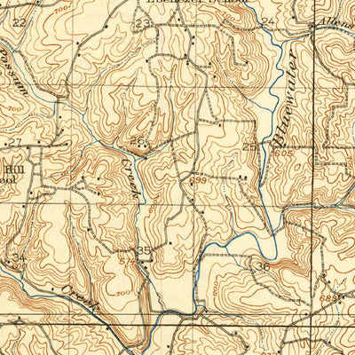United States Geological Survey Rogersville, AL-TN (1916, 62500-Scale) digital map
