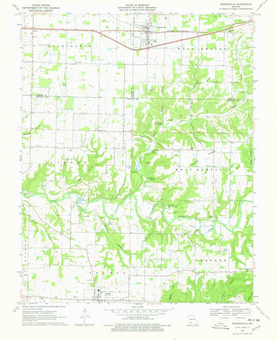 United States Geological Survey Rogersville, MO (1970, 24000-Scale) digital map