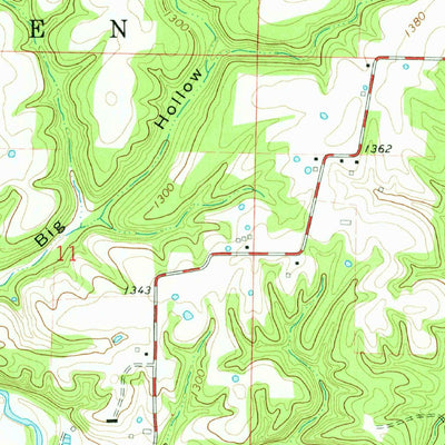 United States Geological Survey Rogersville, MO (1970, 24000-Scale) digital map