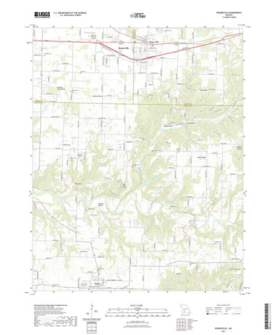 United States Geological Survey Rogersville, MO (2021, 24000-Scale) digital map