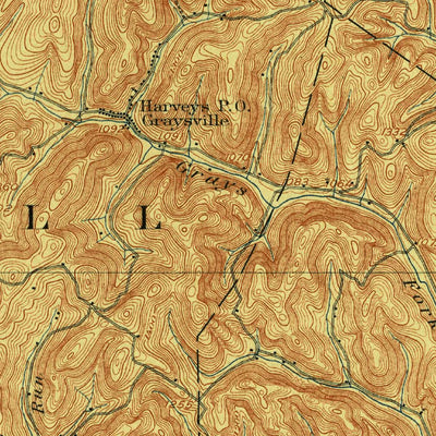 United States Geological Survey Rogersville, PA (1905, 62500-Scale) digital map