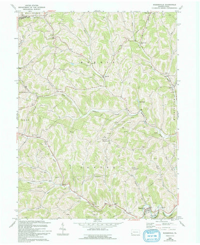 United States Geological Survey Rogersville, PA (1964, 24000-Scale) digital map