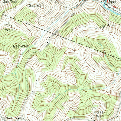 United States Geological Survey Rogersville, PA (1964, 24000-Scale) digital map