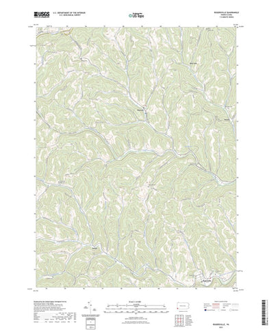 United States Geological Survey Rogersville, PA (2023, 24000-Scale) digital map