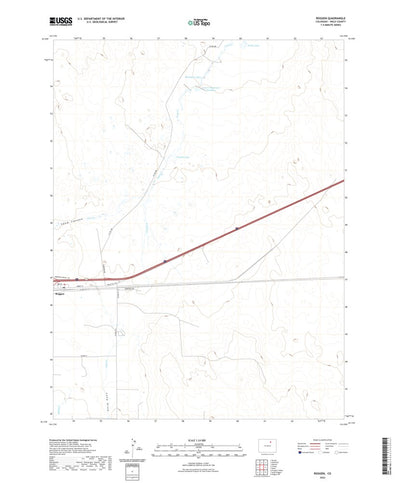 United States Geological Survey Roggen, CO (2022, 24000-Scale) digital map