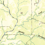 United States Geological Survey Rogillioville, LA-MS (1945, 31680-Scale) digital map