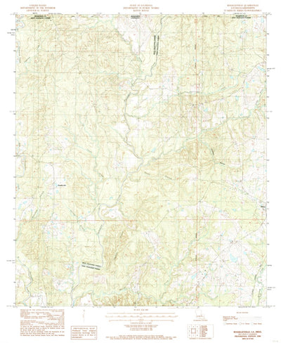 United States Geological Survey Rogillioville, LA-MS (1984, 24000-Scale) digital map