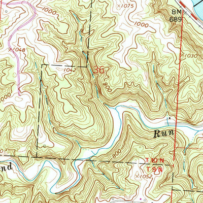 United States Geological Survey Rokeby Lock, OH (1961, 24000-Scale) digital map
