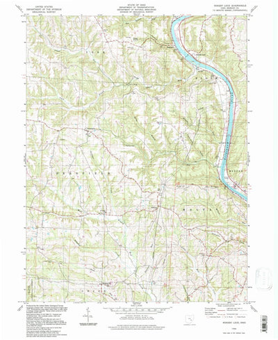 United States Geological Survey Rokeby Lock, OH (1994, 24000-Scale) digital map