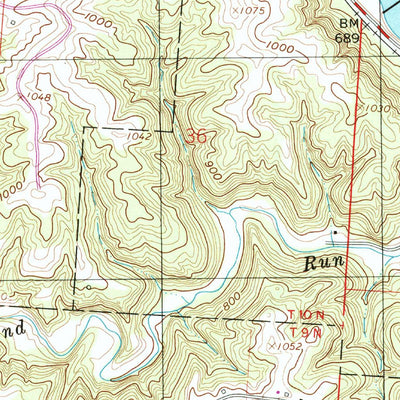United States Geological Survey Rokeby Lock, OH (1994, 24000-Scale) digital map