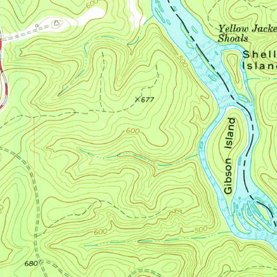 United States Geological Survey Roland, GA (1971, 24000-Scale) digital map