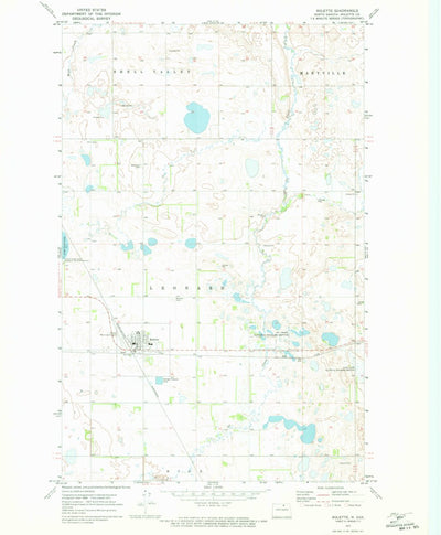 United States Geological Survey Rolette, ND (1971, 24000-Scale) digital map