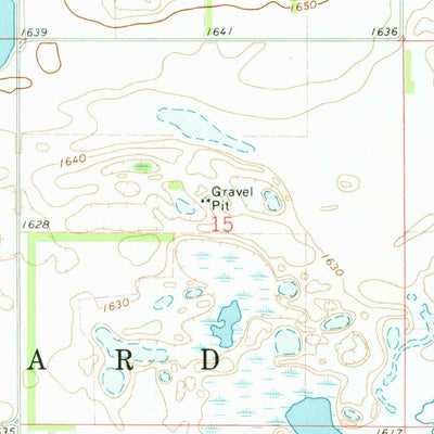 United States Geological Survey Rolette, ND (1971, 24000-Scale) digital map