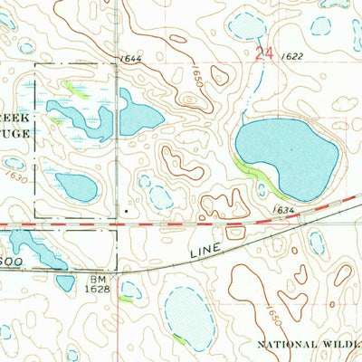 United States Geological Survey Rolette, ND (1971, 24000-Scale) digital map