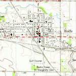 United States Geological Survey Rolfe, IA (1980, 24000-Scale) digital map