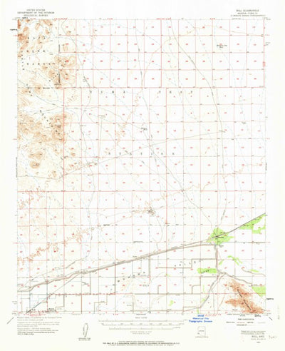 United States Geological Survey Roll, AZ (1955, 62500-Scale) digital map