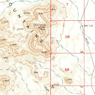 United States Geological Survey Roll, AZ (1955, 62500-Scale) digital map