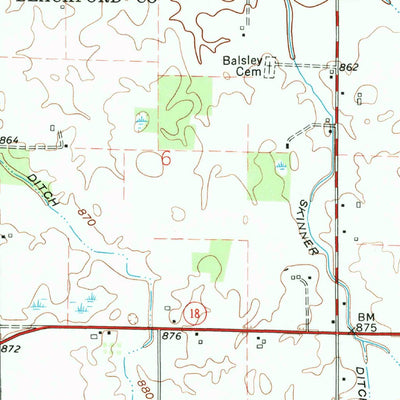 United States Geological Survey Roll, IN (1962, 24000-Scale) digital map