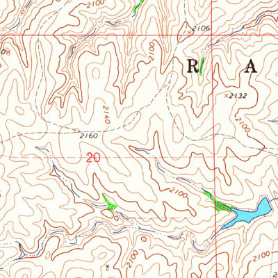 United States Geological Survey Roll NE, OK (1965, 24000-Scale) digital map