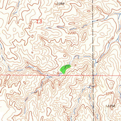 United States Geological Survey Roll NE, OK (1965, 24000-Scale) digital map