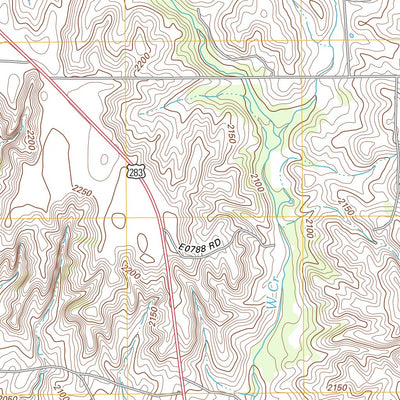 United States Geological Survey Roll NW, OK (2012, 24000-Scale) digital map