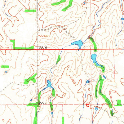 United States Geological Survey Roll, OK (1966, 24000-Scale) digital map