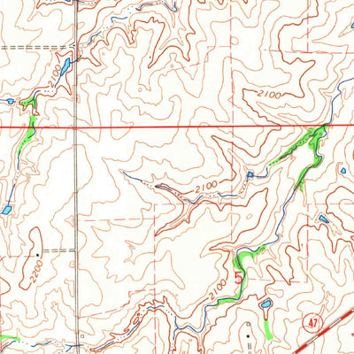 United States Geological Survey Roll SE, OK (1966, 24000-Scale) digital map