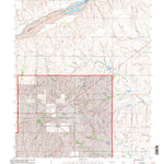 United States Geological Survey Roll SE, OK (1998, 24000-Scale) digital map