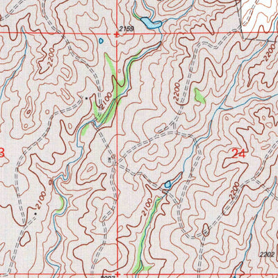 United States Geological Survey Roll SE, OK (1998, 24000-Scale) digital map