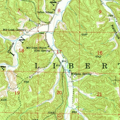 United States Geological Survey Rolla, MO (1951, 62500-Scale) digital map