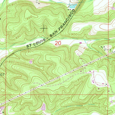 United States Geological Survey Rolla, MO (1963, 24000-Scale) digital map
