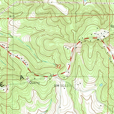 United States Geological Survey Rolla, MO (1985, 24000-Scale) digital map